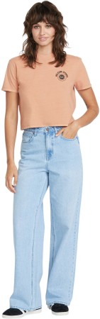 DIAL CROP T-Shirt 2025 sand brown 