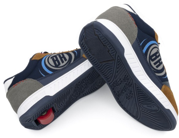 2212310 Schuh mit Rollen navy/camel 