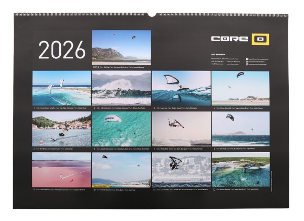 CORE Kitesurf Kalender 2026 