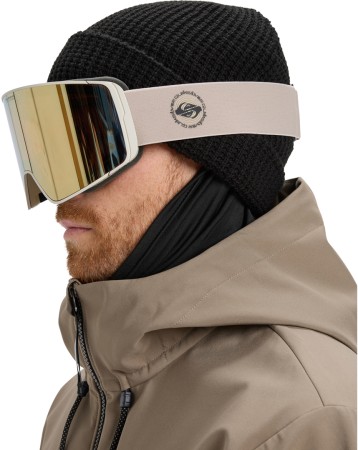 STORM MG Schneebrille 2026 bone white/clux ml gold 