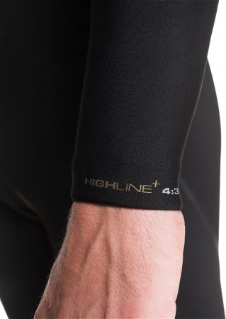 4/3 HIGHLINE+ CHEST ZIP Full Suit 2021 black/gold 