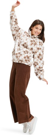 JIVE TALKING BONDED Fleece 2026 egret hibi square S