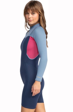 2/2 PROLOGUE WOMEN BACK ZIP LS Shorty 2025 dark denim 