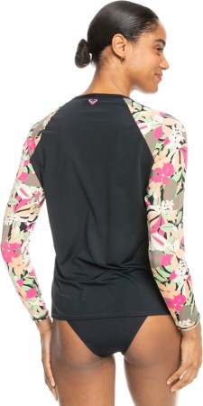 PRINTED LS Lycra 2024 anthracite palmsong 
