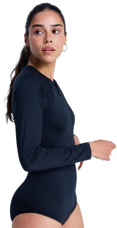 ESSENTIALS FRONT ZIPPED LS Lycrasuit 2026 black 