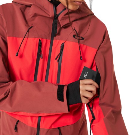 WOMENS KENDALL RC SHELL Jacke 2026 hibiscus red/rosewood 