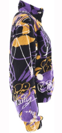 ARKTA TEDDY Fleece Sweater 2025 black purple 