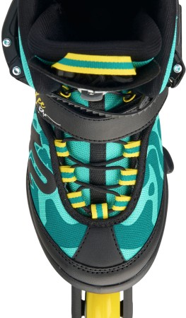 MARLEE PRO PACK Kids Inline Skate green/yellow incl. Protection Set 