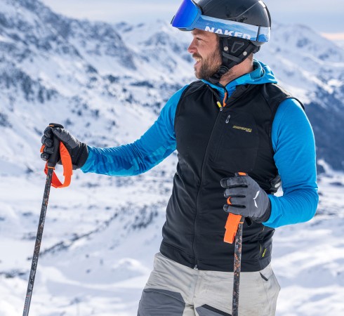 SOFTSHELL Vest 2025 black/yellow 