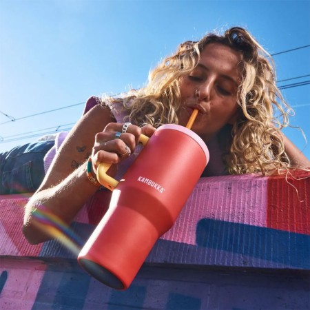 RIO 950ML Trinkflasche 2026 pink papaya 