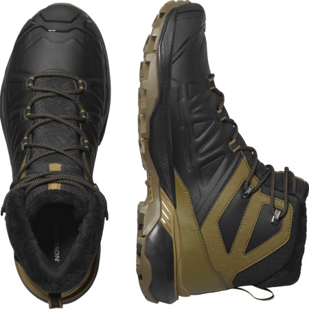 X ULTRA SNOWPILOT WP Schuh 2025 black/military olive/gothic olive 