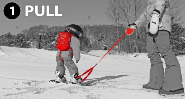 THE ONE SNOW KIDS Safetyleash 2024 blue 