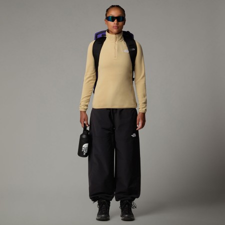 WOMEN 100 GLACIER 1/4 ZIP Fleece 2025 khaki stone 