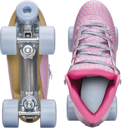 QUAD SKATE Roller Skate wavy check 