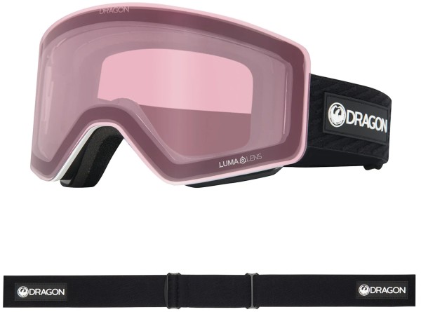 R1 Goggle 2025 icon/lumalens red ion + lumalens light rose 