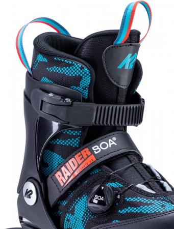 RAIDER BOA Kinder Inline Skate inkl. SABRES 4 Schlittschuh Eiskufen 