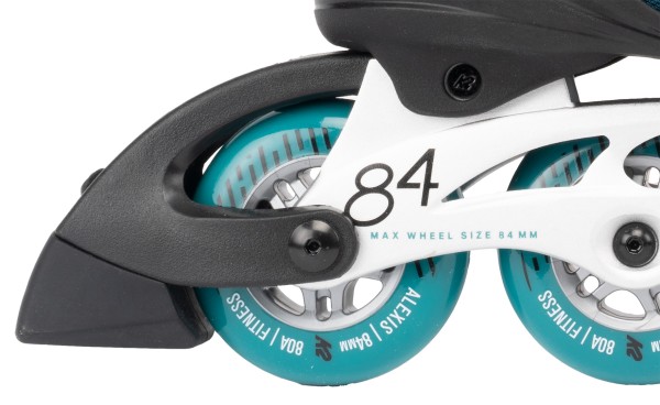 ALEXIS 84 BOA Inline Skate 2025 teal/white 