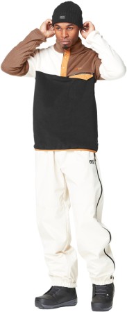 ARCCA 1/4 ZIP Fleece 2025 black vanilla cocoa brown 