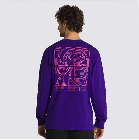 DIGITAL DEMENTED LOGO Longsleeve 2024 violet indigo 