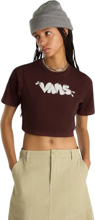 BUSTED TYPE CREW CROP II T-Shirt 2025 bitter chocolate 