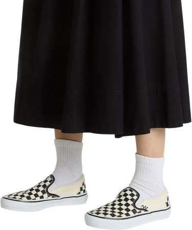 SKATE SLIP-ON Schuh 2025 checkerboard black/off 