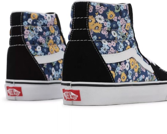 vans sk8 hi garden floral