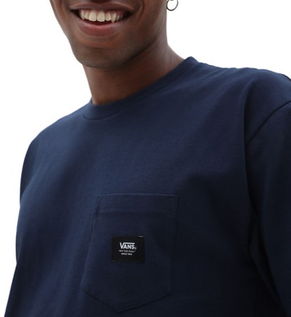 WOVEN PATCH POCKET T-Shirt 2023 dress blues 