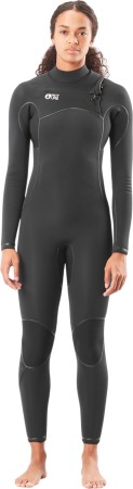 DOME WOMEN 4/3 CHEST ZIP Full Suit 2026 black 