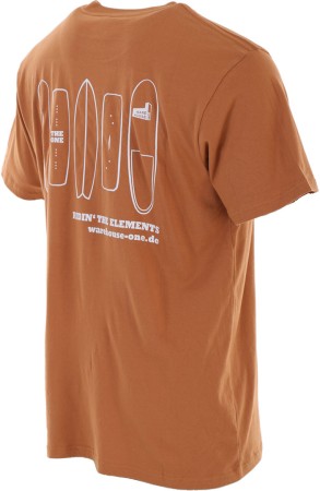 X WH1 SALT WATER T-Shirt 2025 bran 