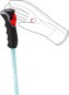 Product image 5 of the product “ARTENA AIRFOIL 3D Poles 2025 dark anthracite/light turquoise/white 105”