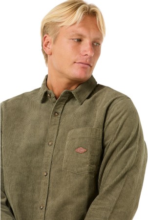 CLASSIC SURF CORD LS Hemd 2025 dusty olive 