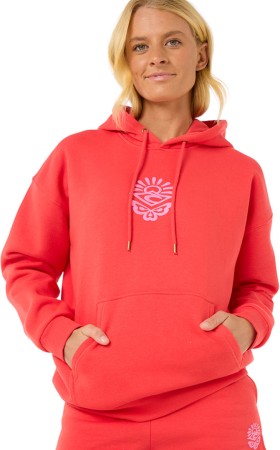 ICONS OF SURF HERITAGE Hoodie 2025 hibiscus red 