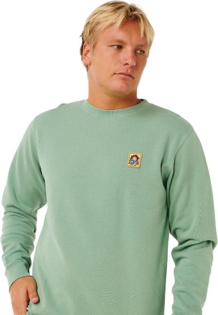 PACIFIC RINSE PATCH CREW Sweater 2026 aloe 