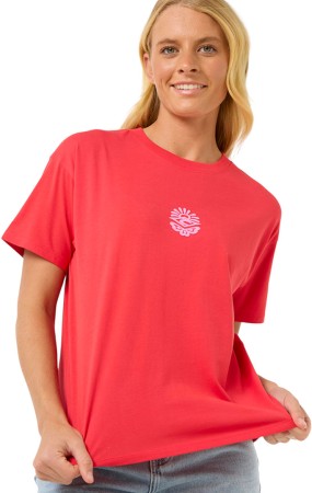 ICONS OF SURF RELAXED T-Shirt 2025 hibiscus red 