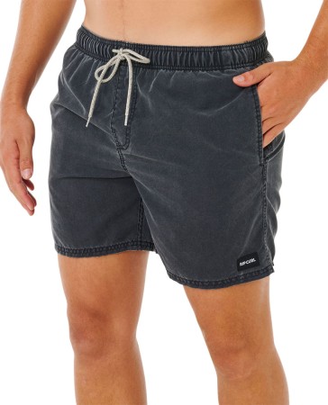 OFFSET WASHED VOLLEY 16 Boardshort 2026 black 