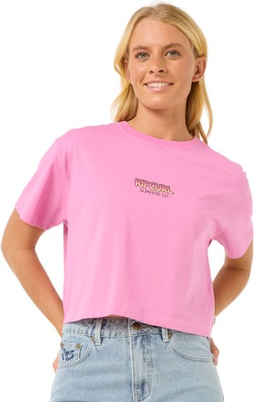 SUN SEA CROP T-Shirt 2025 pink 