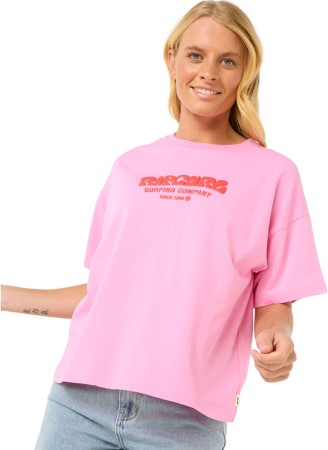 SURF PUFF RELAXED T-Shirt 2025 pink 
