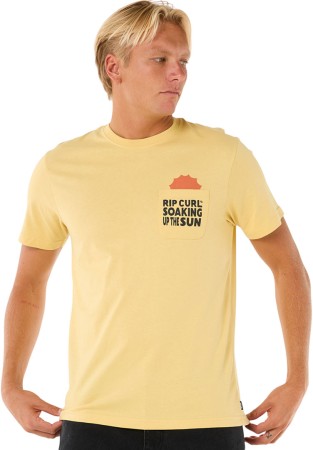 SUN SOAKER POCKET T-Shirt 2025 straw 