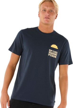SUN SOAKER POCKET T-Shirt 2025 dark navy 