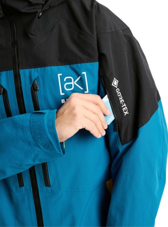 AK GORE TEX SWASH Jacke 2026 true black/blue teal/atomic yellow 