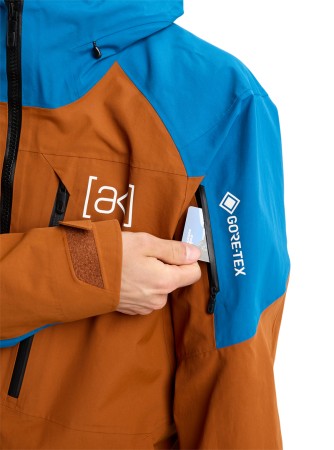 AK GORE TEX CYCLIC Jacket 2026 chestnut brown/blue teal 