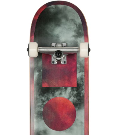 G1 STACK Skateboard black/candy clouds 