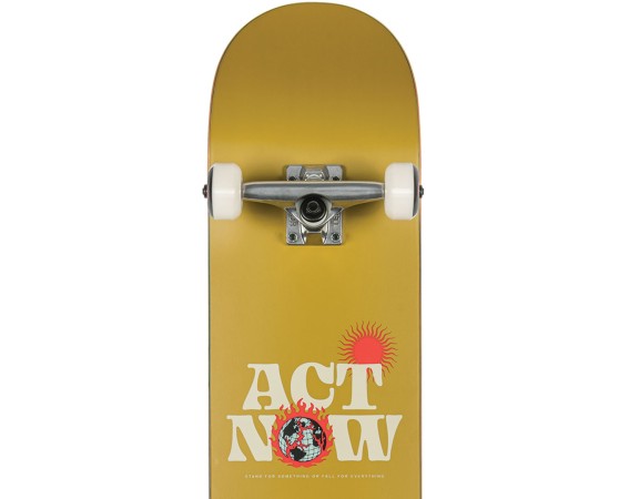 G1 ACT NOW Skateboard mustard 