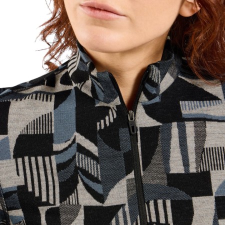 MERINO HERITAGE WOMEN Fleece 2025 provincial blue/black 