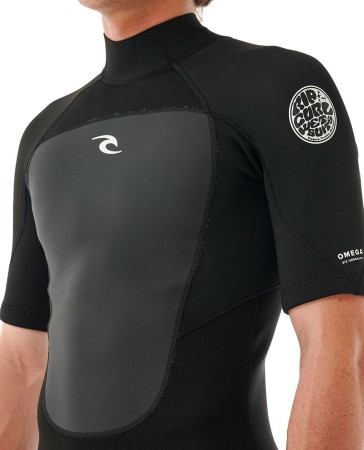 OMEGA 2MM BACK ZIP Shorty 2025 black 