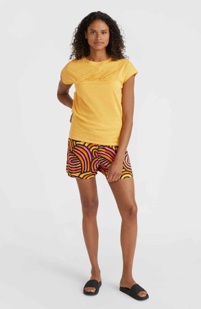 AMIRI BEACH Short 2024 orange rainbow stripe 