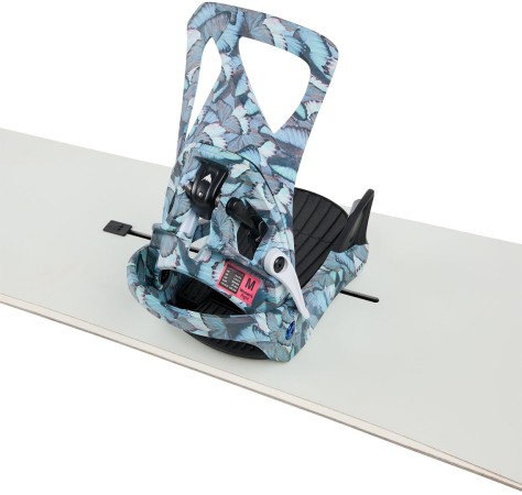 STEP ON WOMENS Bindung 2025 blue butterflies 
