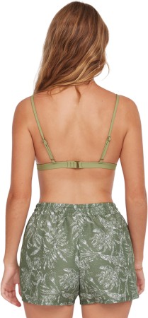 ESSENTIALS 12 PRINT Boardshort 2025 green textured jungle 