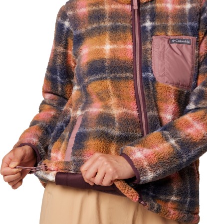 WEST BEND II PRINT Zip Fleece 2025 fig omblur 