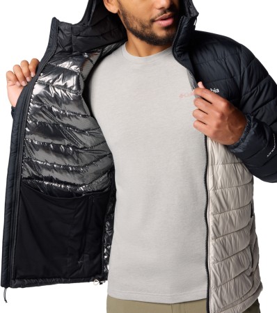 POWDER LITE II HOODED Jacke 2026 dark stone/black 